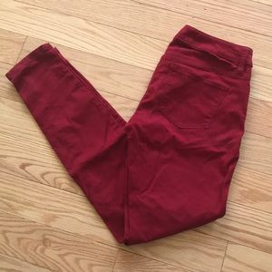 The Limited Red Legging Jean